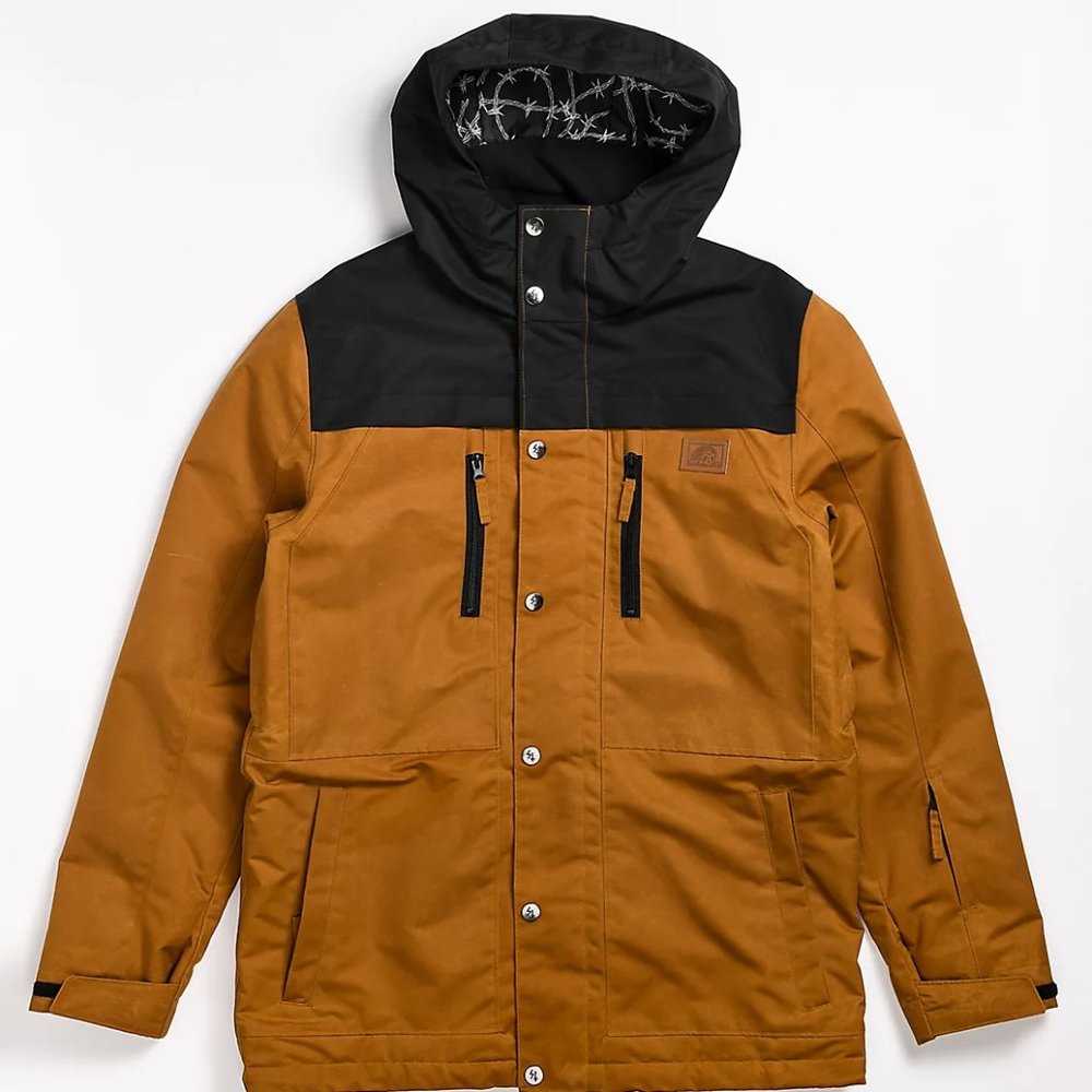 Tobacco Snowboard Jacket by Lurking Class